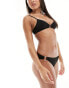 & Other Stories bikini brief with gold ring detail in black