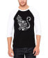 Фото #1 товара Cat Claws - Men's Raglan Baseball Word Art T-Shirt