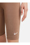 Trousers Nike W Sportswear Kadın Kahverengi Kısa Tayt