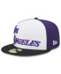 Фото #1 товара Men's Black Los Angeles Lakers 2022/23 City Edition Official 59FIFTY Fitted Hat