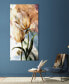 "Pastel Fleur I" Frameless Free Floating Reverse Printed Tempered Glass Wall Art, 72" x 36" x 0.2"