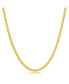 ფოტო #1 პროდუქტის Diamond cut Franco Chain 2.5mm Sterling Silver or Gold Plated Over Sterling Silver 24" Necklace