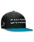 Фото #1 товара Men's Black, Teal San Jose Sharks Authentic Pro Rink Two-Tone Snapback Hat