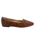 Фото #2 товара Trotters Harlowe T1707-925 Womens Brown Leather Slip On Loafer Flats Shoes
