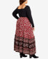 Фото #7 товара Plus Size Eternal Maxi Skirt