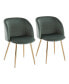 Фото #1 товара Fran Contemporary Chair, Set of 2