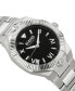 Фото #3 товара Наручные часы Tommy Hilfiger Men's Multifunction Black Leather Watch 46mm