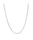 Фото #2 товара Franco Chain 1.5mm Sterling Silver or Gold Plated Over Sterling Silver 22" Necklace