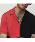 Фото #6 товара Men's Crimson Red & Jet Black Maxi Checkers Shirt