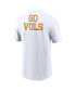 Men's White Tennessee Volunteers Blitz 2-Hit T-Shirt Белый, XL - фото #3