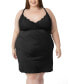 ფოტო #7 პროდუქტის Women's Plus Size Lucille Lace Maternity & Nursing Nightgown - With Clip Down Cups