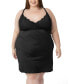 Women's Plus Size Lucille Lace Maternity & Nursing Nightgown - With Clip Down Cups