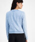 ფოტო #1 პროდუქტის Women's Jewel-Neck Button-Front Jacket