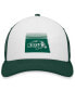 Фото #2 товара Men's White, Green NDSU Bison Tone Down Trucker Snapback Hat