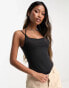 Фото #2 товара Threadbare super stretch cami double strap bodysuit in black