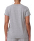 ფოტო #7 პროდუქტის Women's Short-Sleeve Crewneck Sleep Tee