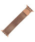 Фото #2 товара Rose Gold-Tone Stainless Steel Mesh Band Compatible with 42/44/45/Ultra/Ultra 2 Apple Watch