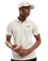 Фото #1 товара Armani EA7 logo jersey polo in beige