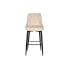 Stool DKD Home Decor Black Beige Metal Bicoloured (51 x 68 x 110 cm)