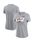 ფოტო #1 პროდუქტის Women's Gray San Francisco 49ers Super Bowl LVIII Specific Essential T-shirt