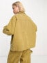 Фото #3 товара Reclaimed Vintage unisex carpenter jacket co-ord in khaki