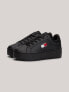 Tommy Jeans Flatform Trainers in Black