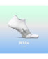 Men's Elite Ultra Light Cushion Ankle Socks - Sport Sock with Targeted Compression - New White