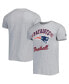 ფოტო #1 პროდუქტის Men's Heathered Gray Distressed New England Patriots Prime Time T-shirt