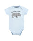 Baby Boys Organic Cotton Bodysuits, Endangered Safari