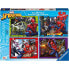 RAVENSBURGER Puzzle Spider-Man 4x100 Units