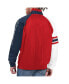 ფოტო #2 პროდუქტის Men's Red, Navy Boston Red Sox Elite Raglan Half-Zip Jacket