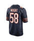 Фото #4 товара Men's Darnell Wright Navy Chicago Bears 2023 NFL Draft First Round Pick Game Jersey