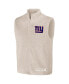 ფოტო #2 პროდუქტის Men's NFL x Darius Rucker Collection by Oatmeal New York Giants Full-Zip Sweater Vest