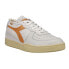 Фото #2 товара Diadora Mi Basket Row Cut Lace Up Mens White Sneakers Casual Shoes 176282-C9597