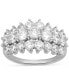 Diamond Three Row Statement Ring (3 ct. t.w.) in 10k White Gold