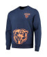 Фото #3 товара Men's Navy Chicago Bears Pocket Pullover Sweater