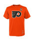ფოტო #3 პროდუქტის Big Boys Eric Lindros Orange Philadelphia Flyers Name and Number T-shirt