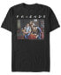 ფოტო #1 პროდუქტის Friends Men's Central Perk Couch Group Portrait Short Sleeve T-Shirt