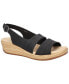 ფოტო #1 პროდუქტის Women's Gannett Buckle Slingback Wedge Sandals