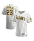 Фото #2 товара Men's Fernando Tatis Jr. White, Brown San Diego Padres Home Authentic Player Jersey