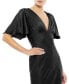 Фото #3 товара Women's Ieena Flounce Sleeve V Neck Trumpet Gown