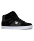 Фото #1 товара DC Pure High-Top WC ADYS400043-BTT Mens Black Skate Inspired Sneakers Shoes