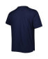 Фото #4 товара Men's Navy New England Patriots Bali Skyline T-shirt