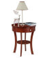 20" Rubber wood Classic Accents End Table