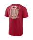 Фото #4 товара Men's Crimson Oklahoma Sooners 2022 NCAA Softball Women's College World Series Champions Slide T-shirt