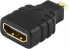 Фото #2 товара Deltaco HDMI-24 - Micro-HDMI - HDMI - Black