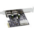 Фото #8 товара InLine USB 3.0 2 Port Host Controller PCIe with Full Size + Low Profile Bracket