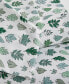 Фото #2 товара Forest Leaves Cotton Sateen 550-Thread Count 4-Pc. Sheet Set, Full, Created for Macy's