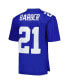 Фото #2 товара Men's Tiki Barber Royal New York Giants 2005 Legacy Replica Jersey