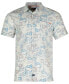 ფოტო #1 პროდუქტის Men's Ocean Drift Graphic Print Short-Sleeve Button-Up Shirt